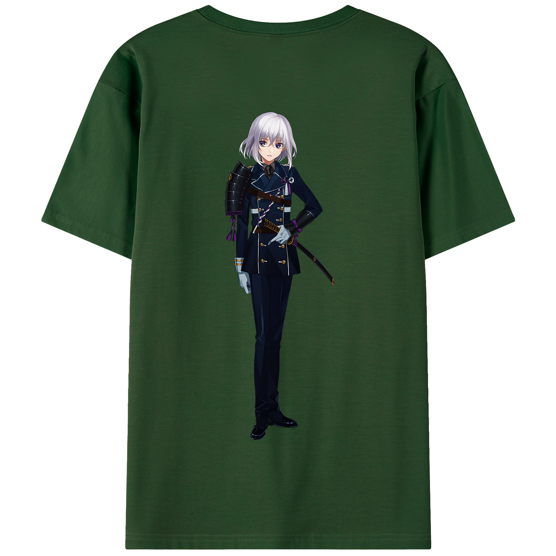 （画像用） 刀剣乱舞 Touken Ranbu 綿100％半袖Tシャツ（背面プリント）